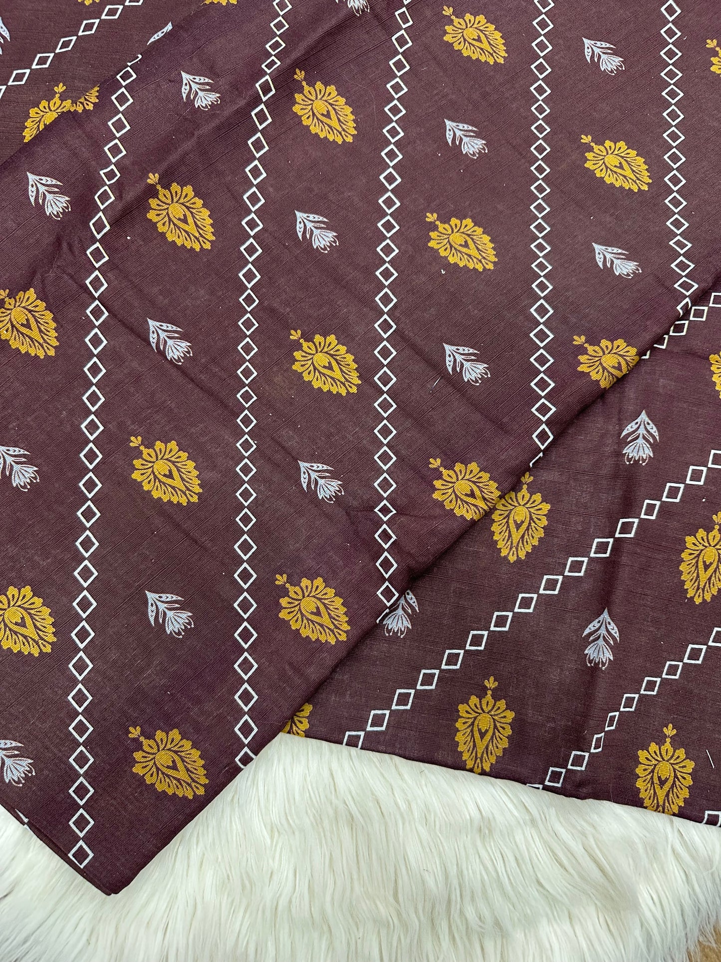 2Piece-Printed khaddar suit Es317