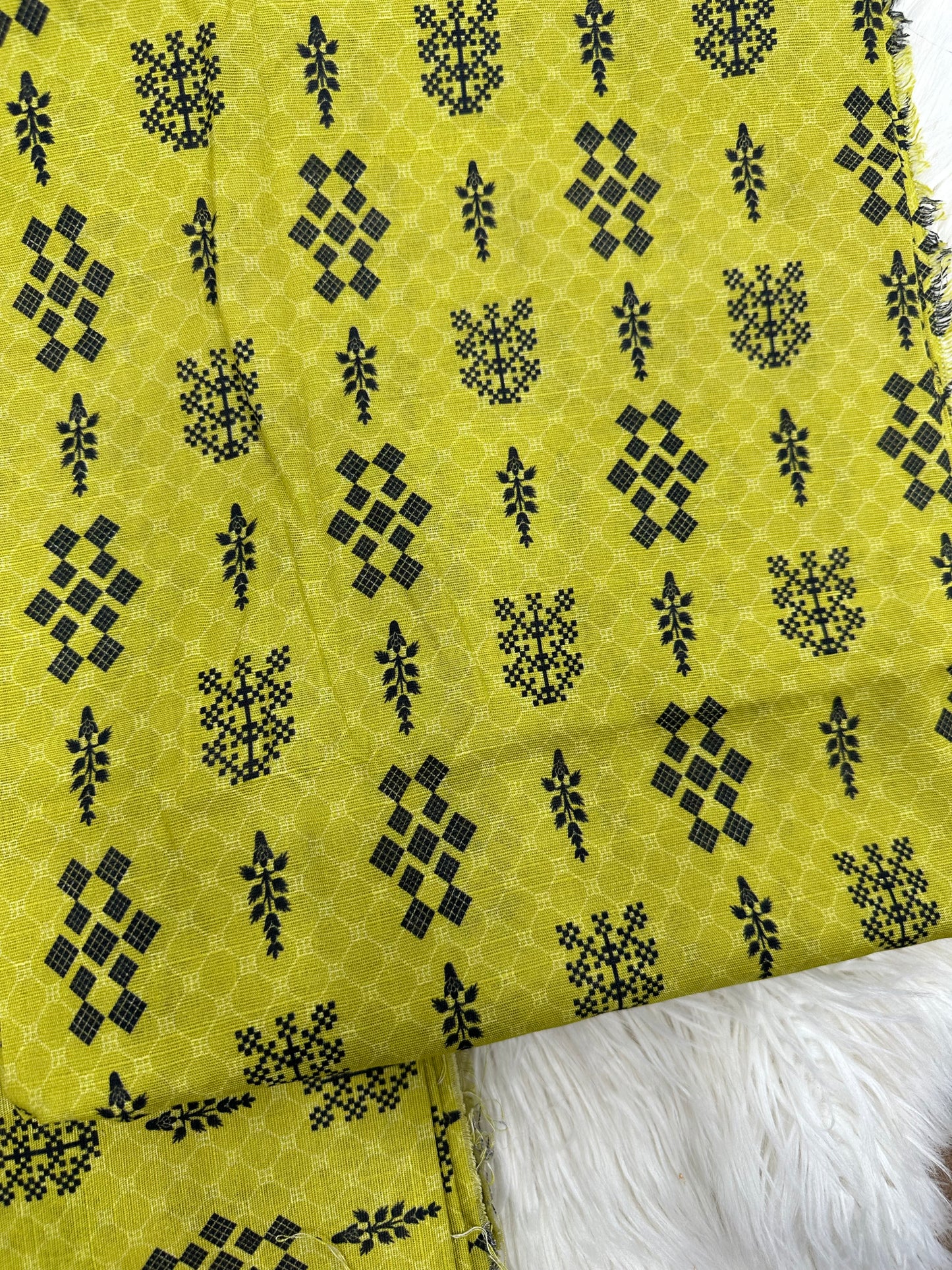2Piece-Printed khaddar suit Es309