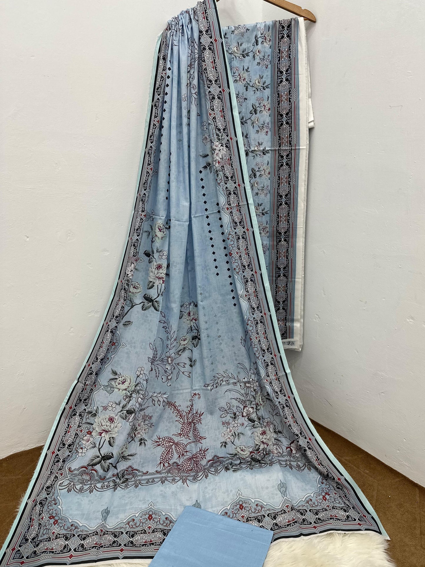 3Piece - Printed Lawn Suit ES147