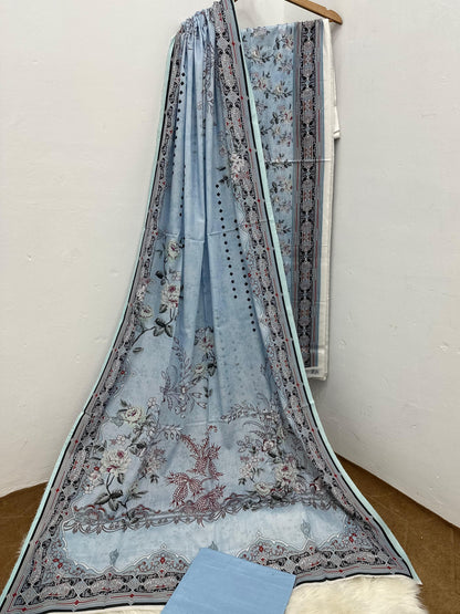 3Piece - Printed Lawn Suit ES147