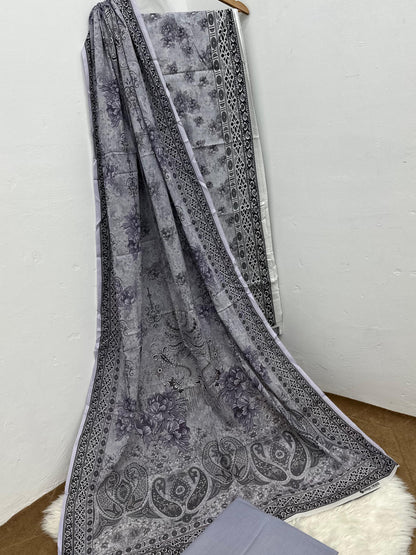 3Piece - Printed Lawn Suit ES153