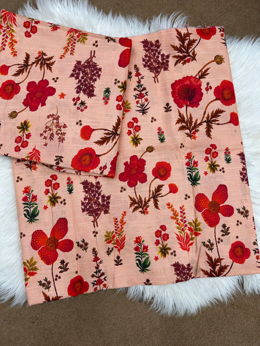 2Piece-Printed khaddar suit Es312