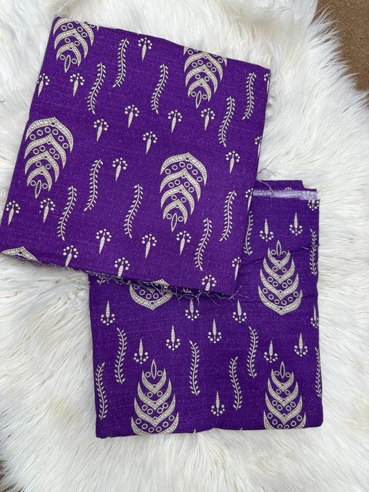 2Piece-Printed khaddar suit Es307