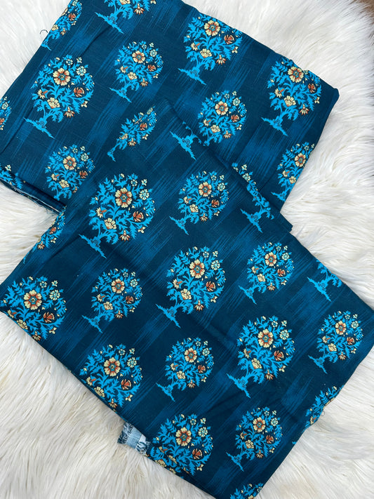 2Piece-Printed khaddar suit Es305