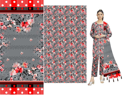3Piece -Printed Lawn ES133