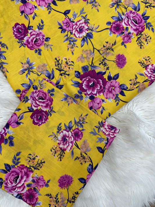 2Piece-Printed khaddar suit Es300