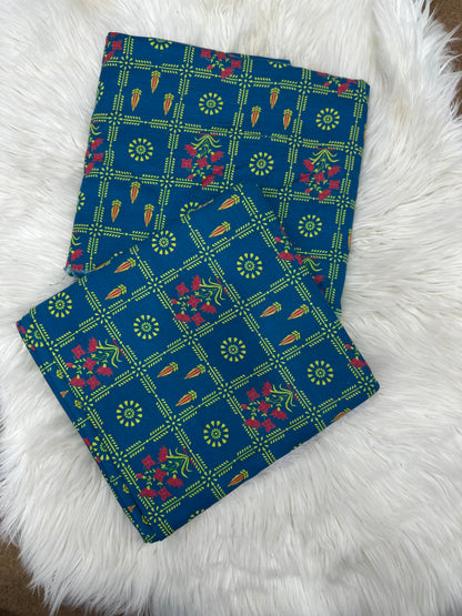 2Piece-Printed khaddar suit Es311