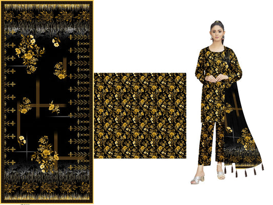 3Piece -Printed Lawn ES134
