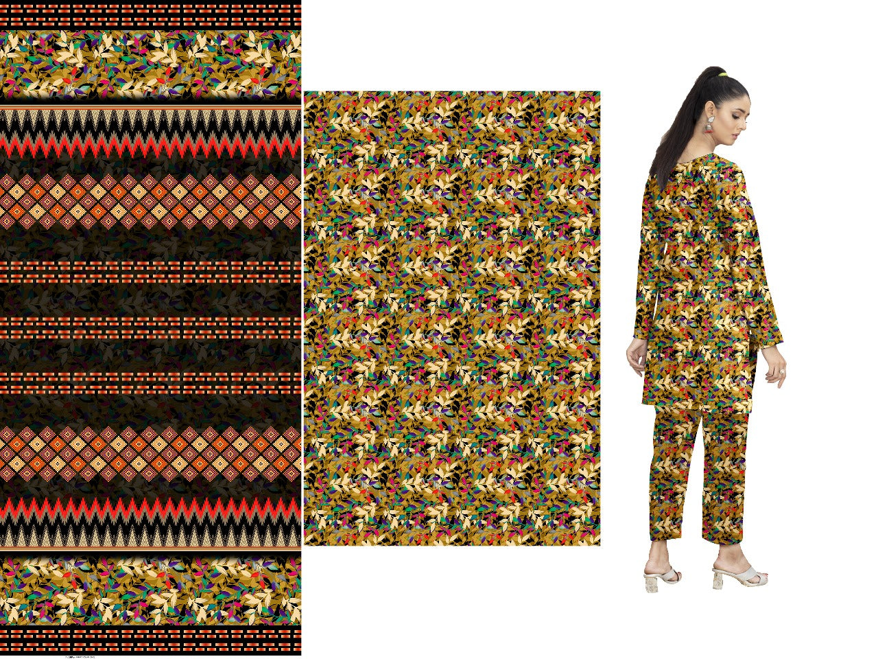 3Piece -Printed Lawn ES135