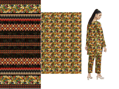 3Piece -Printed Lawn ES135