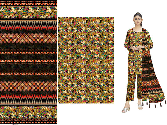 3Piece -Printed Lawn ES135