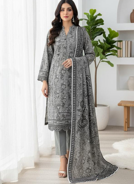 3Piece - Printed Lawn Suit ES151