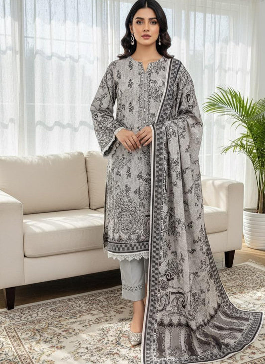 3Piece - Printed Lawn Suit ES152