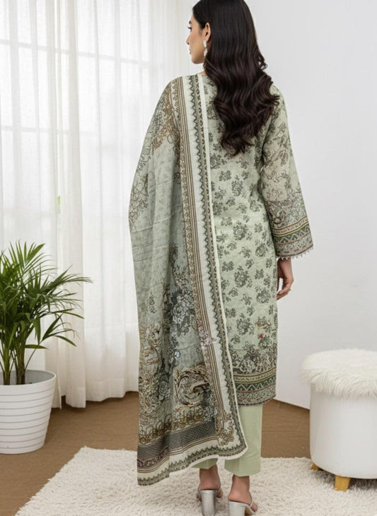 3Piece - Printed Lawn Suit ES150