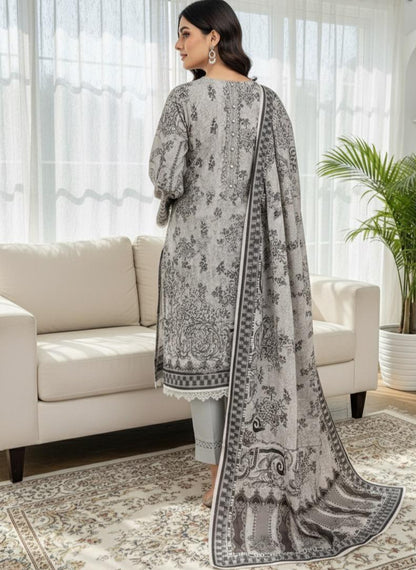 3Piece - Printed Lawn Suit ES152