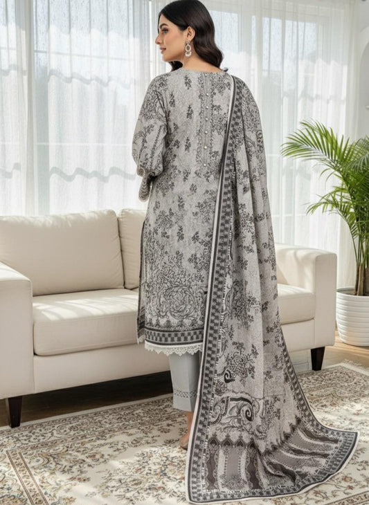 3Piece - Printed Lawn Suit ES152